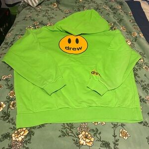 DREW House Lime Green Smiley Hoodie